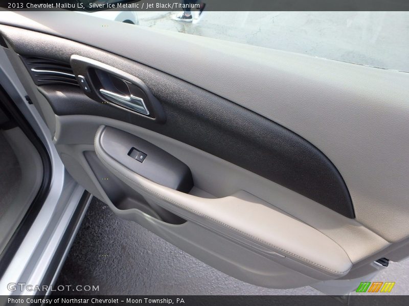 Silver Ice Metallic / Jet Black/Titanium 2013 Chevrolet Malibu LS