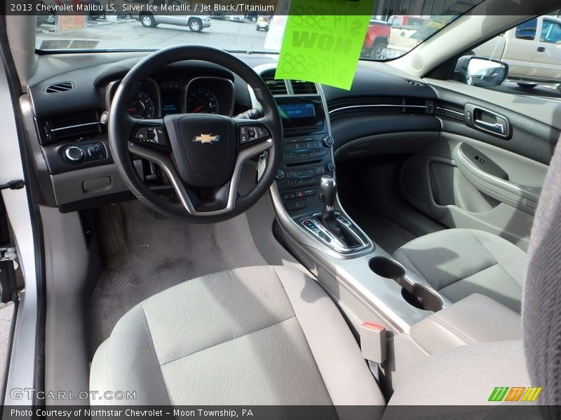 Silver Ice Metallic / Jet Black/Titanium 2013 Chevrolet Malibu LS