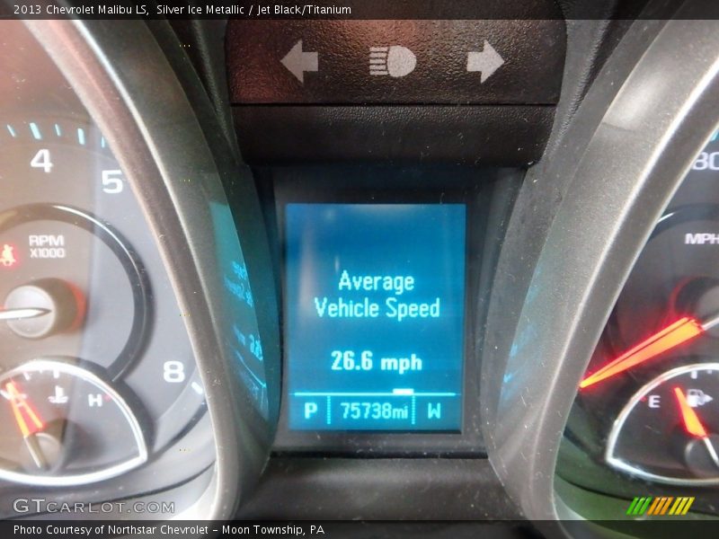 Silver Ice Metallic / Jet Black/Titanium 2013 Chevrolet Malibu LS