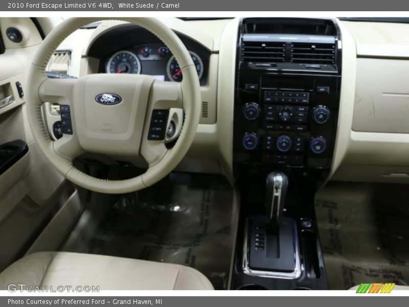 White Suede / Camel 2010 Ford Escape Limited V6 4WD