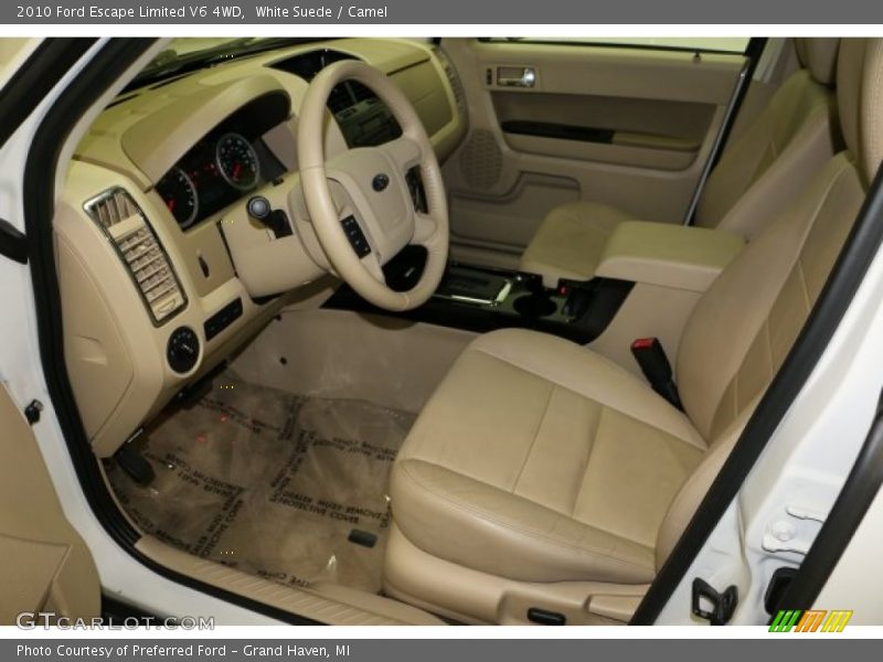 White Suede / Camel 2010 Ford Escape Limited V6 4WD