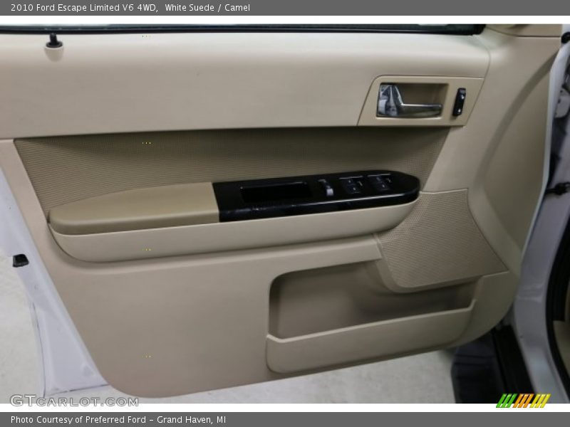 White Suede / Camel 2010 Ford Escape Limited V6 4WD
