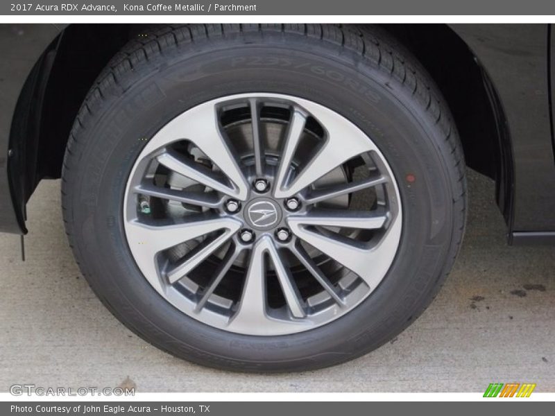 Kona Coffee Metallic / Parchment 2017 Acura RDX Advance