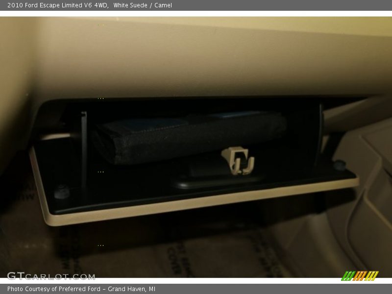 White Suede / Camel 2010 Ford Escape Limited V6 4WD