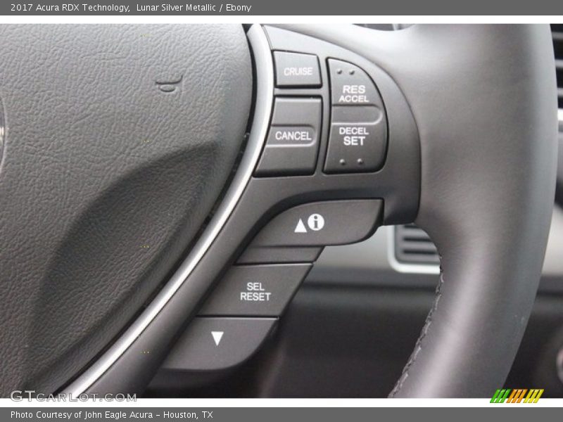 Lunar Silver Metallic / Ebony 2017 Acura RDX Technology