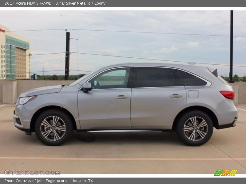 Lunar Silver Metallic / Ebony 2017 Acura MDX SH-AWD