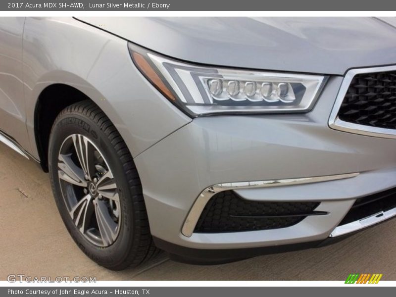 Lunar Silver Metallic / Ebony 2017 Acura MDX SH-AWD