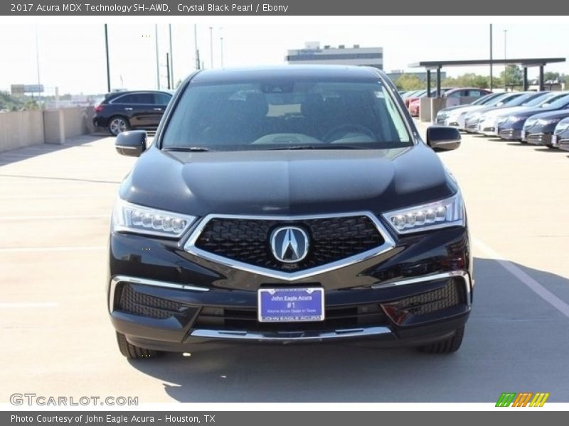 Crystal Black Pearl / Ebony 2017 Acura MDX Technology SH-AWD