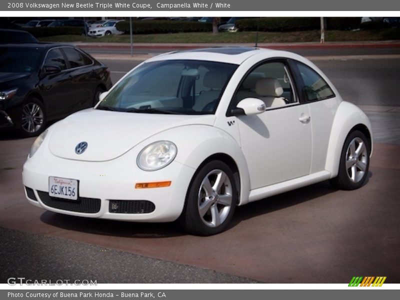 Campanella White / White 2008 Volkswagen New Beetle Triple White Coupe