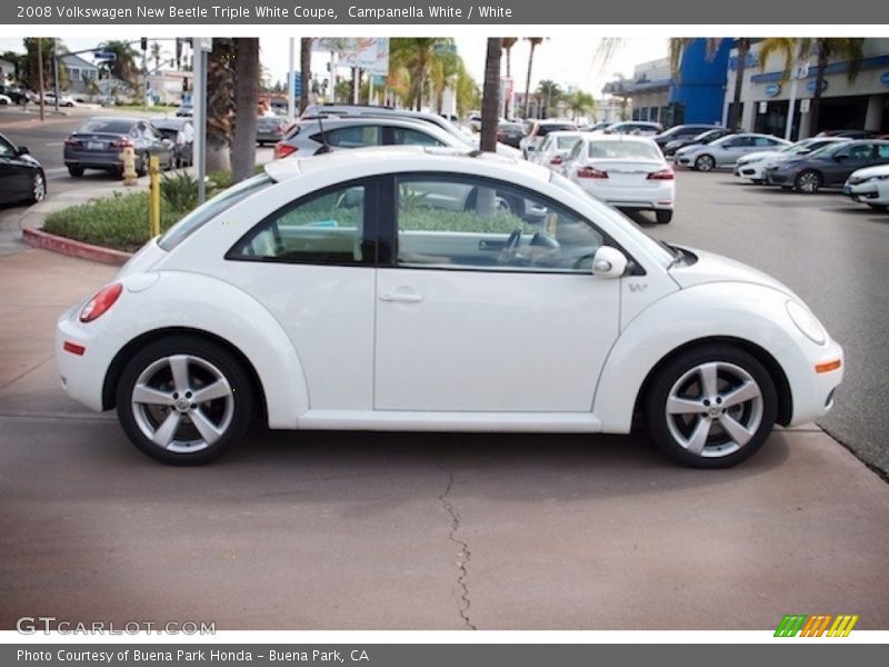 Campanella White / White 2008 Volkswagen New Beetle Triple White Coupe