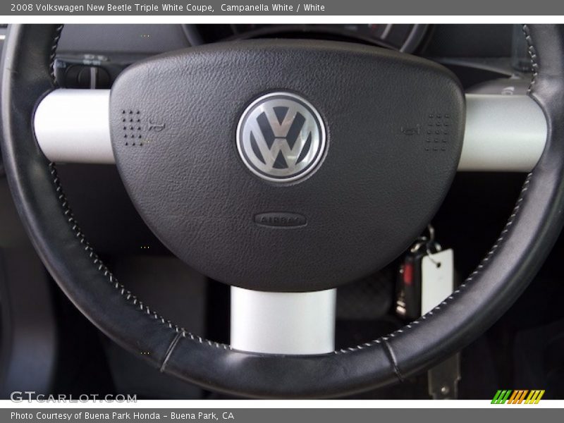 Campanella White / White 2008 Volkswagen New Beetle Triple White Coupe