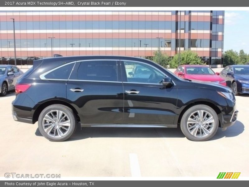 Crystal Black Pearl / Ebony 2017 Acura MDX Technology SH-AWD