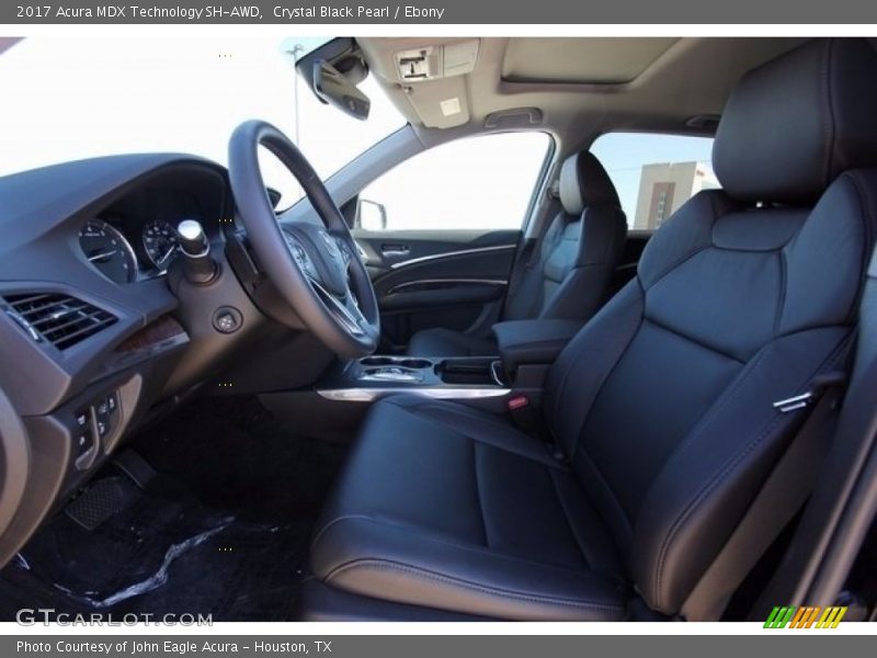 Crystal Black Pearl / Ebony 2017 Acura MDX Technology SH-AWD