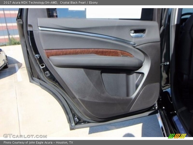Crystal Black Pearl / Ebony 2017 Acura MDX Technology SH-AWD