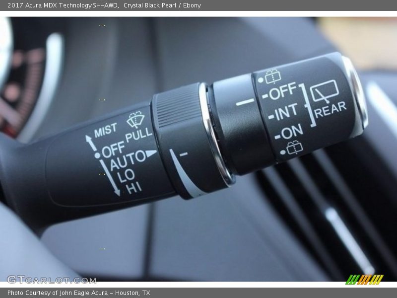 Crystal Black Pearl / Ebony 2017 Acura MDX Technology SH-AWD