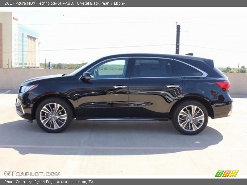 Crystal Black Pearl / Ebony 2017 Acura MDX Technology SH-AWD