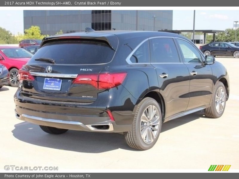 Crystal Black Pearl / Ebony 2017 Acura MDX Technology SH-AWD