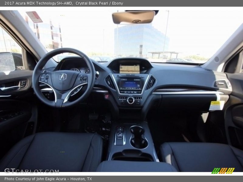 Crystal Black Pearl / Ebony 2017 Acura MDX Technology SH-AWD