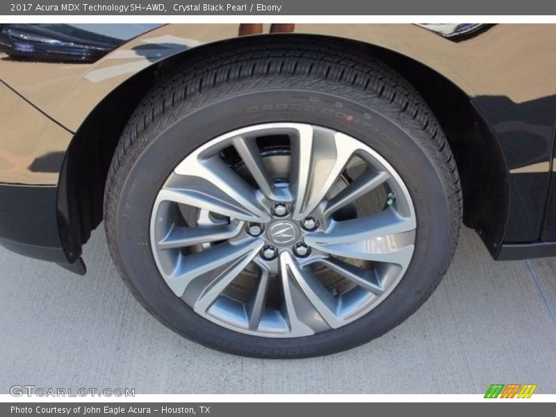 Crystal Black Pearl / Ebony 2017 Acura MDX Technology SH-AWD