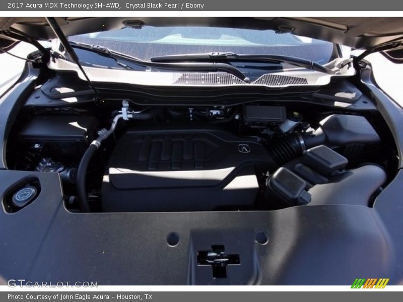 Crystal Black Pearl / Ebony 2017 Acura MDX Technology SH-AWD