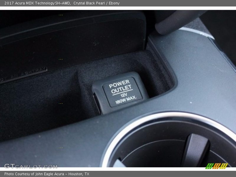 Crystal Black Pearl / Ebony 2017 Acura MDX Technology SH-AWD