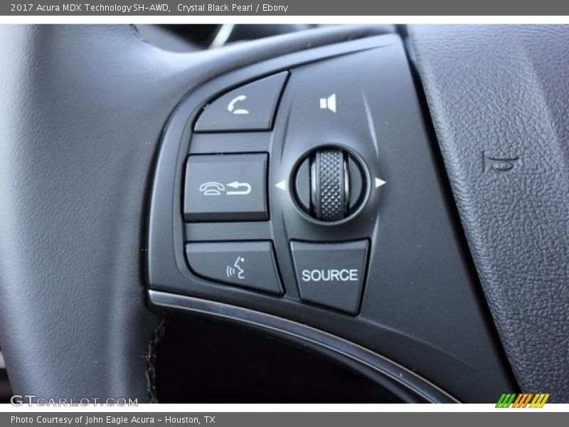 Crystal Black Pearl / Ebony 2017 Acura MDX Technology SH-AWD