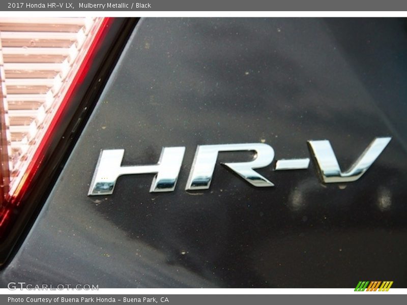 Mulberry Metallic / Black 2017 Honda HR-V LX