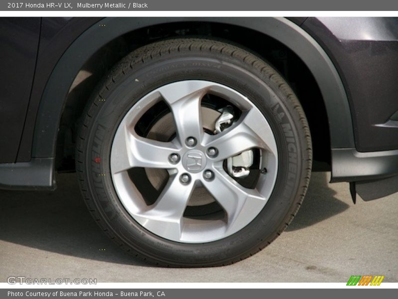 Mulberry Metallic / Black 2017 Honda HR-V LX