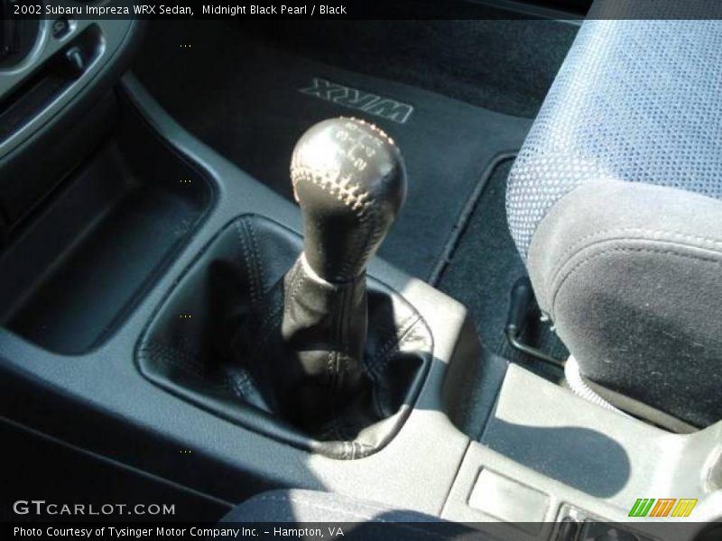 Midnight Black Pearl / Black 2002 Subaru Impreza WRX Sedan
