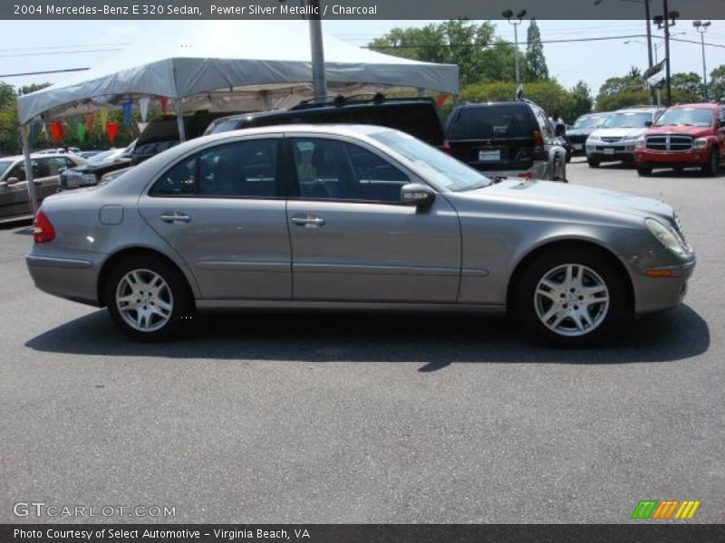 Pewter Silver Metallic / Charcoal 2004 Mercedes-Benz E 320 Sedan