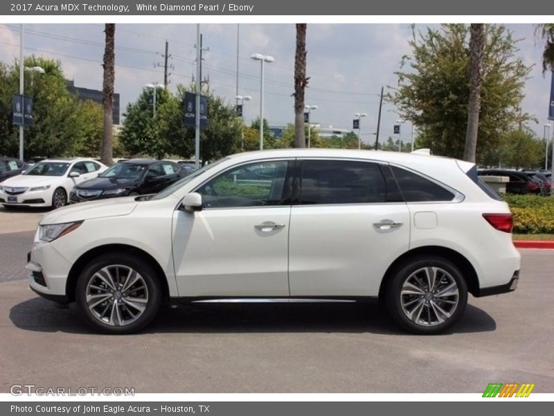 White Diamond Pearl / Ebony 2017 Acura MDX Technology