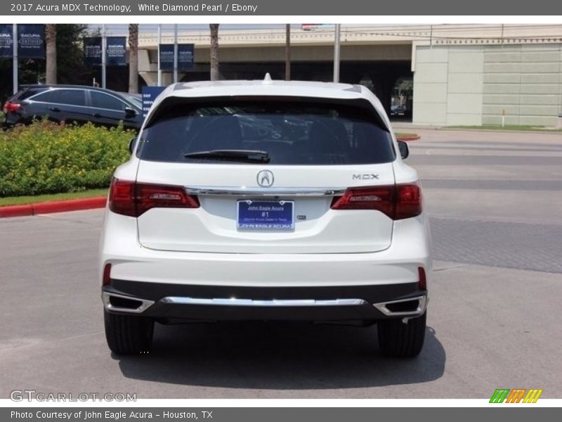 White Diamond Pearl / Ebony 2017 Acura MDX Technology