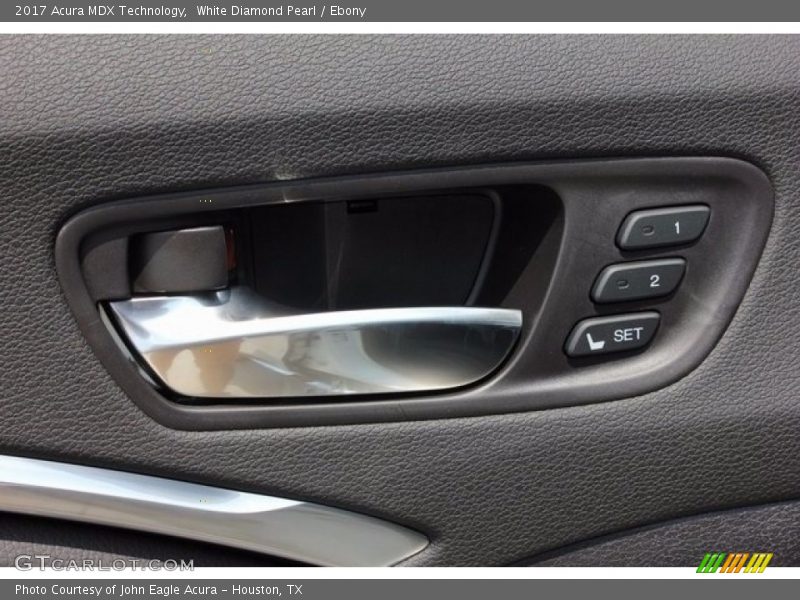 White Diamond Pearl / Ebony 2017 Acura MDX Technology