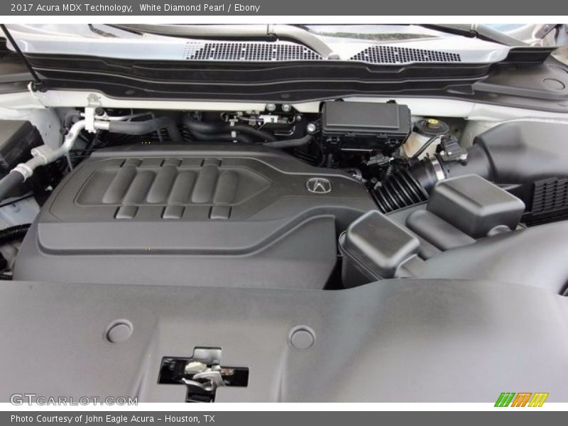 White Diamond Pearl / Ebony 2017 Acura MDX Technology