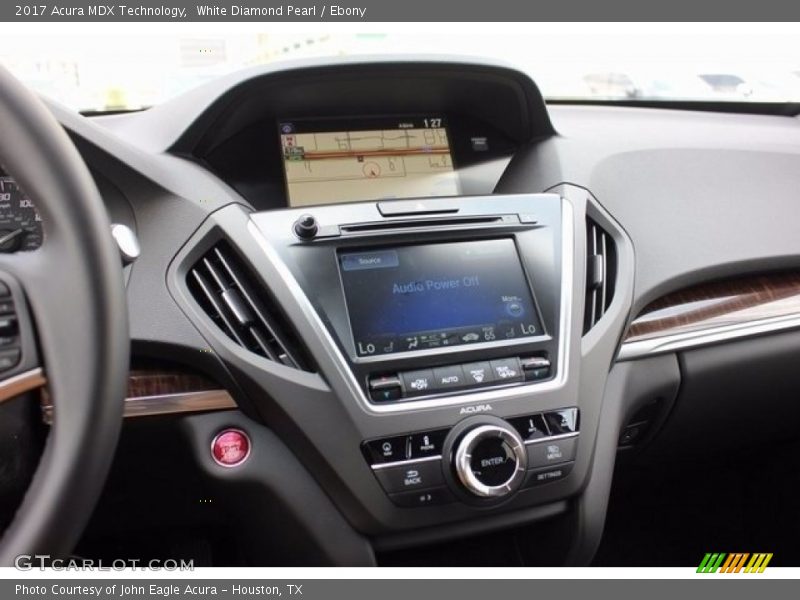 White Diamond Pearl / Ebony 2017 Acura MDX Technology