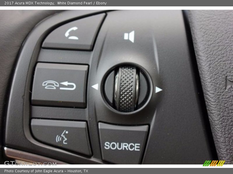 White Diamond Pearl / Ebony 2017 Acura MDX Technology