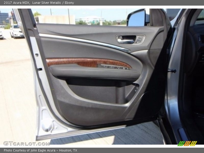 Lunar Silver Metallic / Ebony 2017 Acura MDX