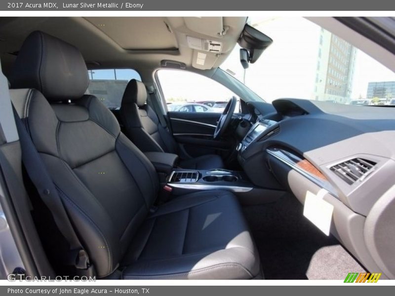 Lunar Silver Metallic / Ebony 2017 Acura MDX