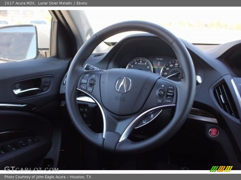 Lunar Silver Metallic / Ebony 2017 Acura MDX