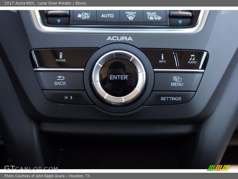 Lunar Silver Metallic / Ebony 2017 Acura MDX