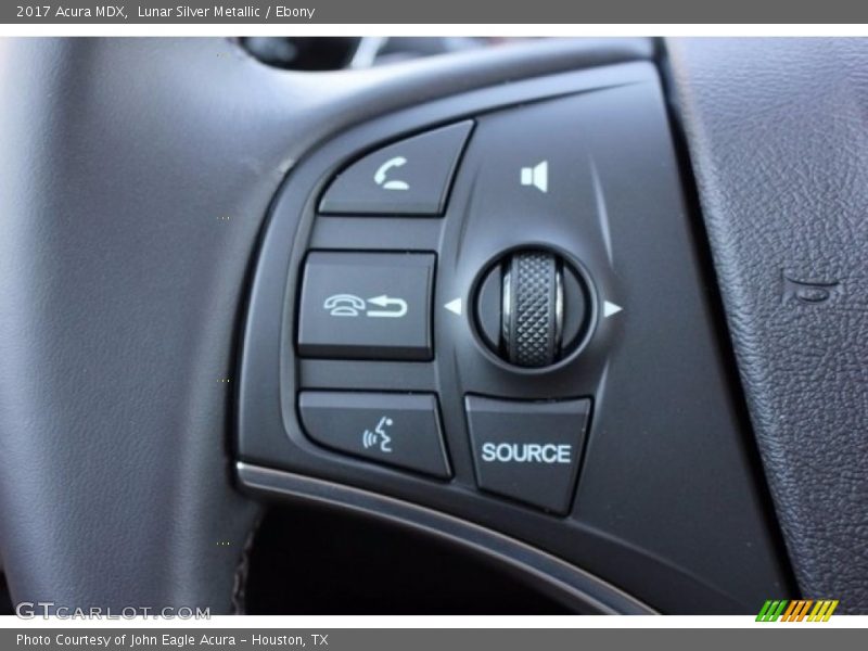Lunar Silver Metallic / Ebony 2017 Acura MDX