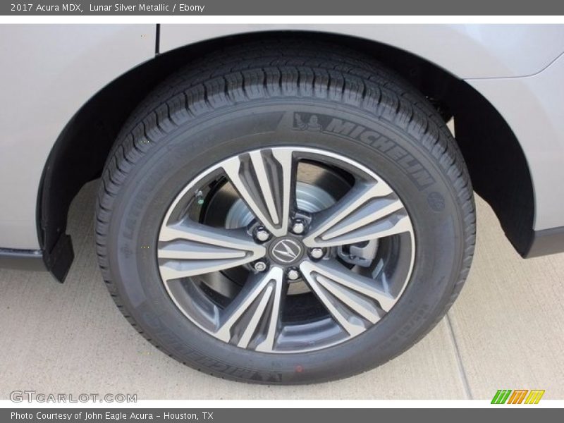 Lunar Silver Metallic / Ebony 2017 Acura MDX