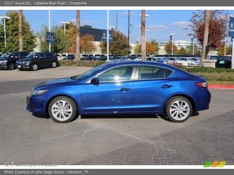 Catalina Blue Pearl / Graystone 2017 Acura ILX