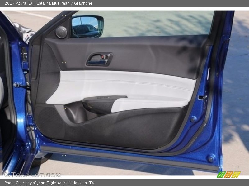 Catalina Blue Pearl / Graystone 2017 Acura ILX