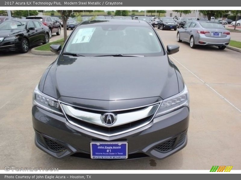 Modern Steel Metallic / Graystone 2017 Acura ILX Technology Plus