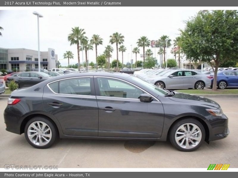 Modern Steel Metallic / Graystone 2017 Acura ILX Technology Plus