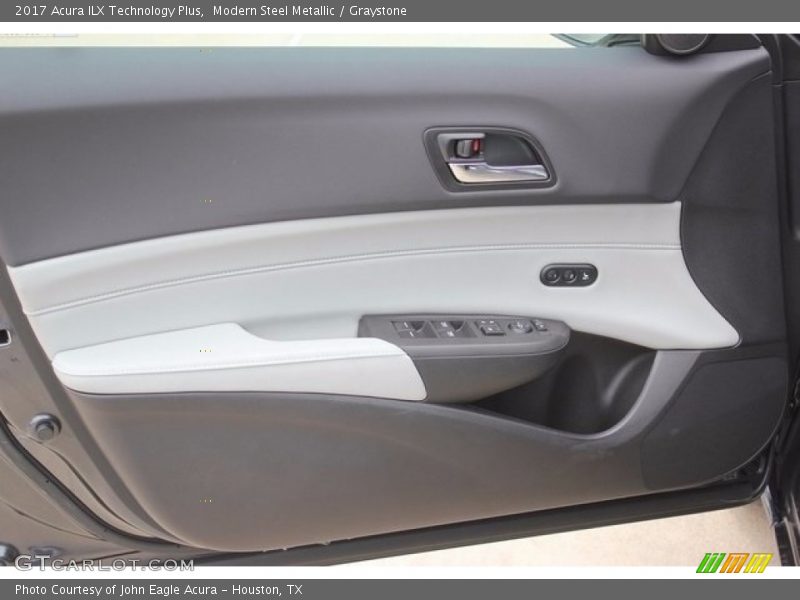 Modern Steel Metallic / Graystone 2017 Acura ILX Technology Plus