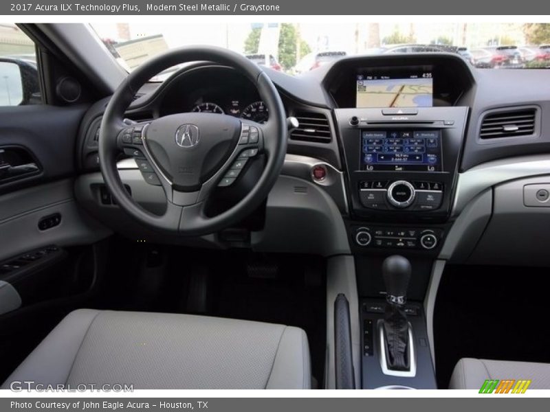 Modern Steel Metallic / Graystone 2017 Acura ILX Technology Plus