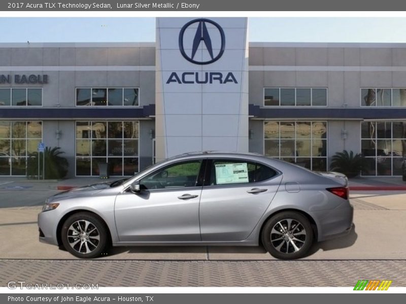 Lunar Silver Metallic / Ebony 2017 Acura TLX Technology Sedan