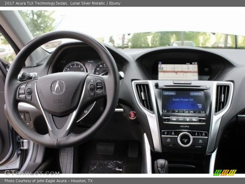 Lunar Silver Metallic / Ebony 2017 Acura TLX Technology Sedan